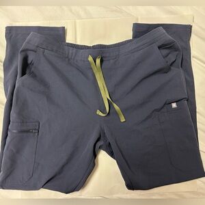 Women’s Figs Navy Blue Scrub Pants Bottoms NWT Size L Large